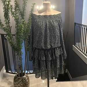 Micheal by Micheal Kors Off shoulder mini dress